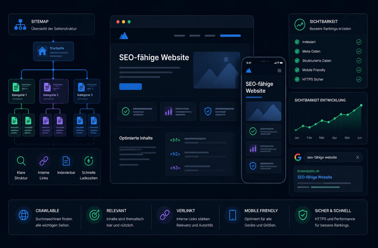 Was gehört zu einer SEO-fähigen Website?